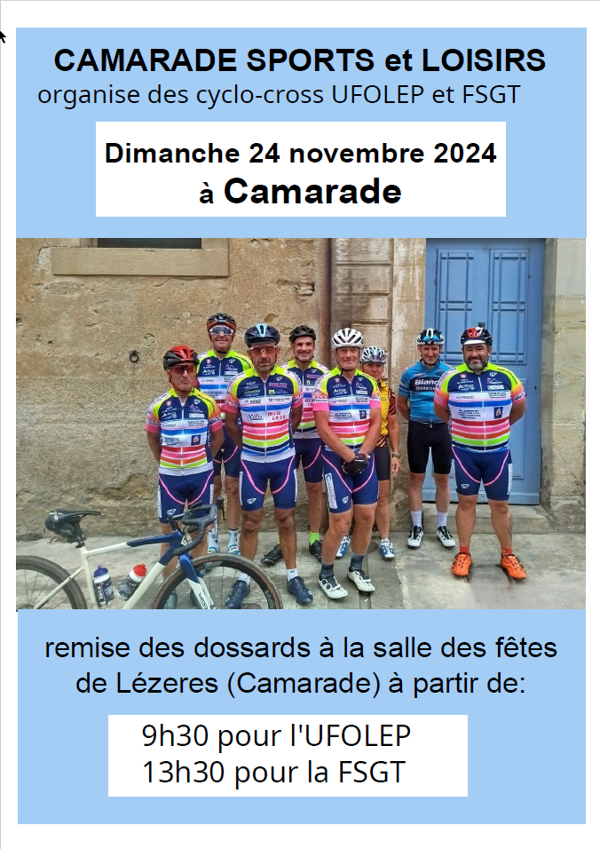 affiche cyclo-cross de Lézères 2024